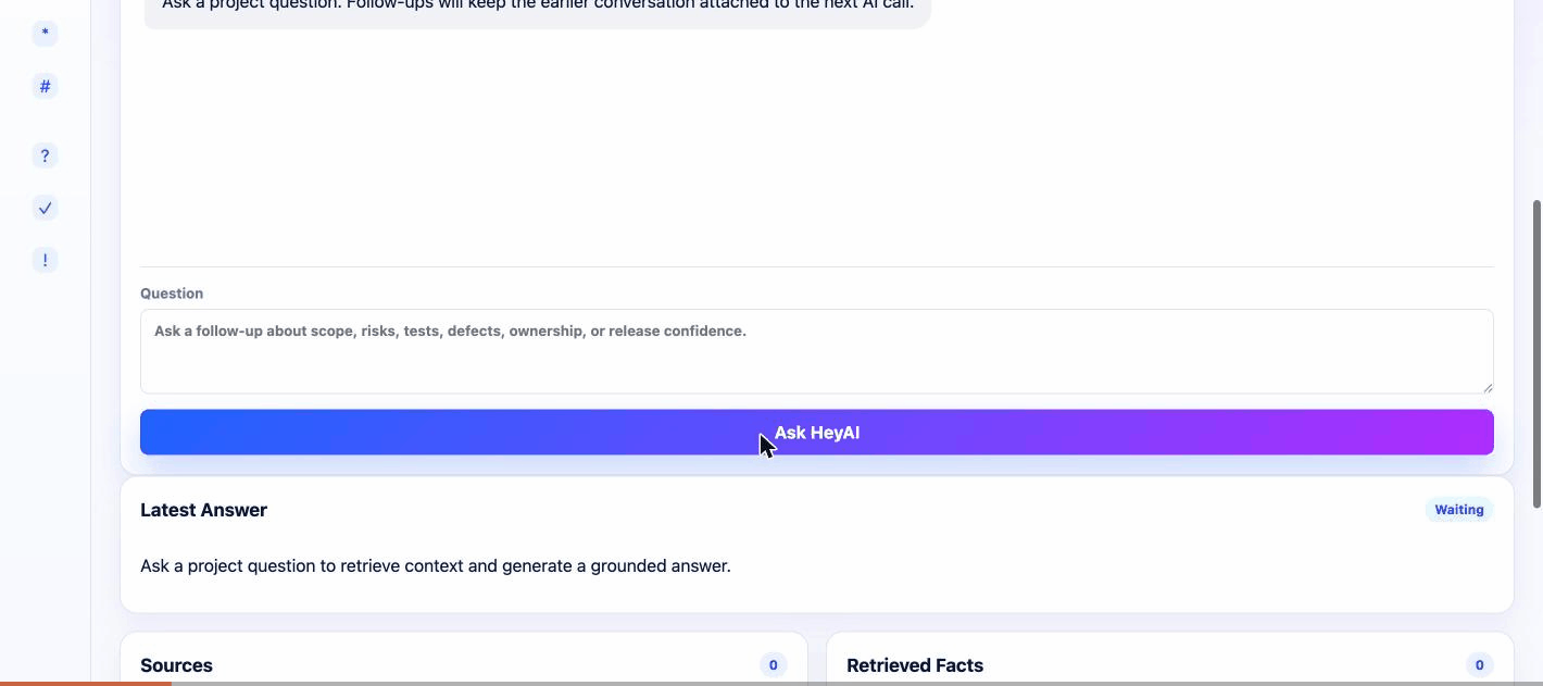 Ask KontexIQ project conversation flow